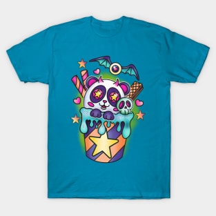 Spooky panda boba tea T-Shirt